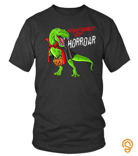 Vampire Lugosi Halloween T Rex Dinosaur Dracula Shirt