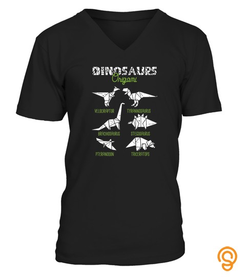 Types Of Dinosaurs Origami Dino Chart Teacher Tshirt   Hoodie   Mug (Full Size And Color)
