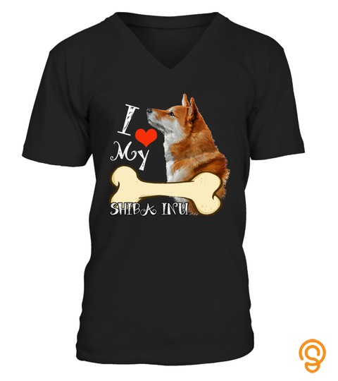 Shiba Inu T Shirt   I Love My Dingo