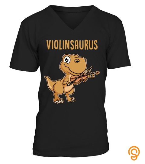 Violin Saurus Sweatshirt Hoodie T Shirt