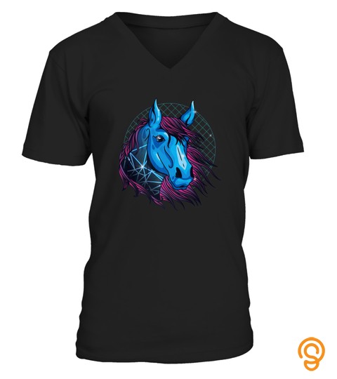COLORFUL HORSE PORTRAIT EQUESTRIAN TSHIRT   HOODIE   MUG (FULL SIZE AND COLOR)