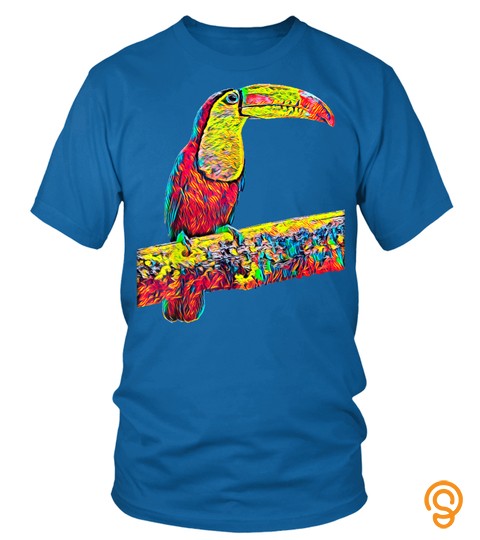 Colorful Toucan Bird T Shirt