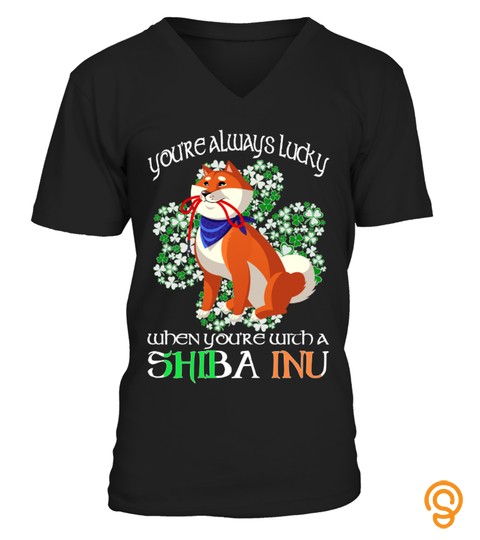 Saint Patrick’s Day Lucky When You Are With A Shiba Inu Dog 