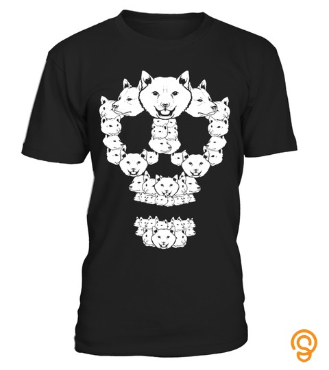Shiba Inu T Shirt   Sugar Skull Gift For Dog Lover