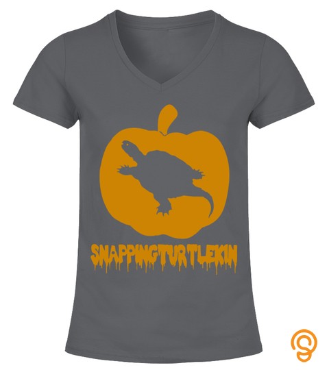 Snapping Turtle In Pumpkin Halloween shirt