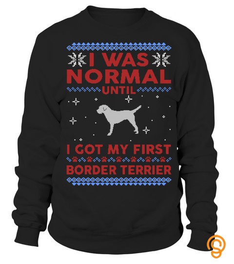 Border Terrier Ugly Christmas Sweaters U