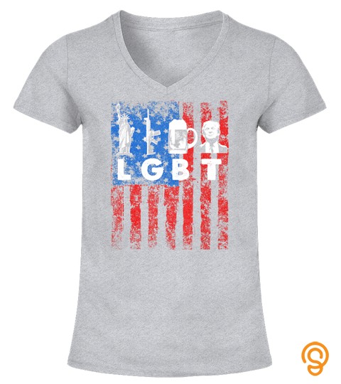 Funny Lgbt Parody Liberty Guns Beer Trump Shirt Usa Gift T Shirt