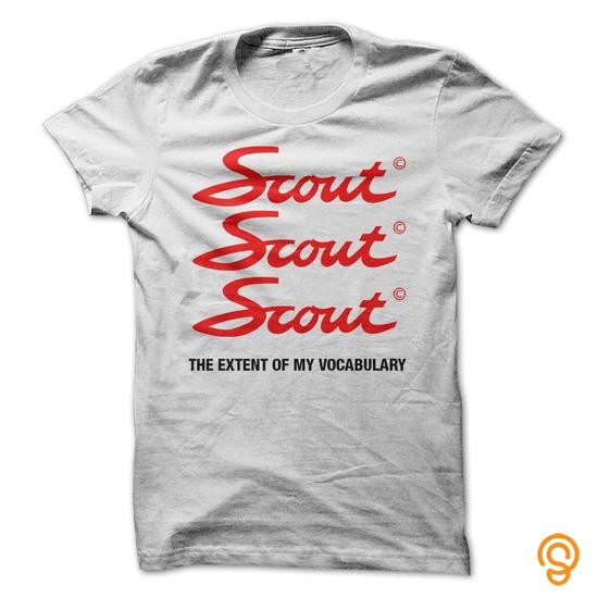 Standard-fit Scout, Scout, Scout Tee Shirts Size Xxl