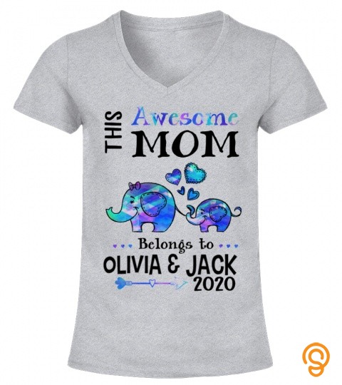 This Awesome Mom Belongs To Olivia & Jack, 2020
