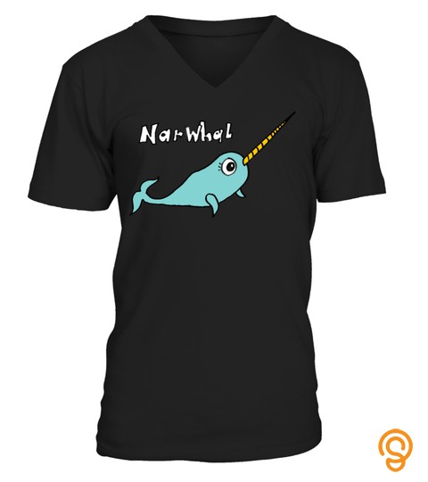 CUTE NARWHAL MAGICAL SEA UNICORN FITTED TSHIRT   HOODIE   MUG (FULL SIZE AND COLOR)
