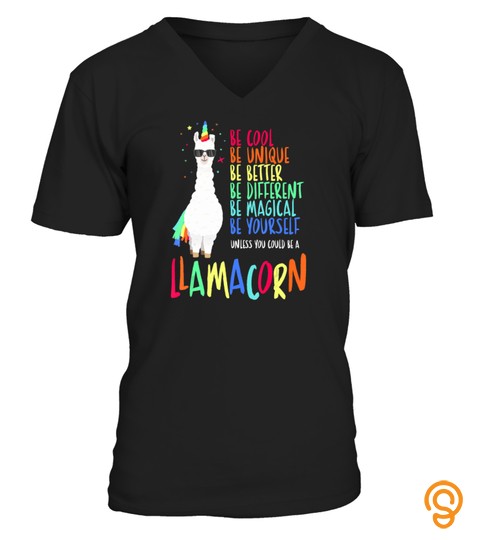 Funny Llamacorn   Funny Cute Llama Unicorn T Shirt