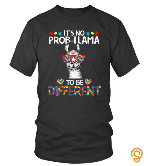 Llama Autism Awareness Outfit Boys Girls To be Different