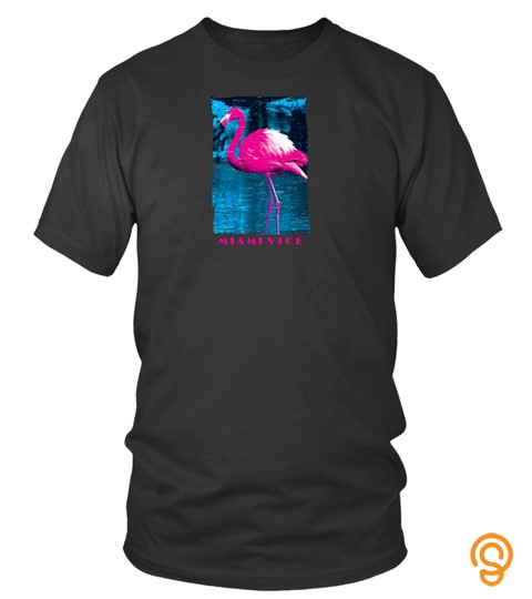 Miami Vice Original Pink Flamingo Hooded Sweatshirt