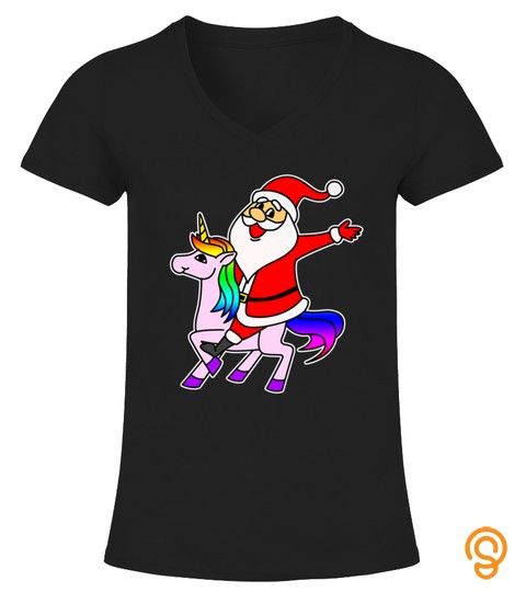 Santa Claus Unicorn Christmas Tshirt   Hoodie   Mug (Full Size And Color)
