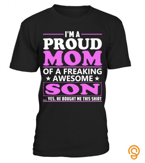 Proud mom of an awesome son
