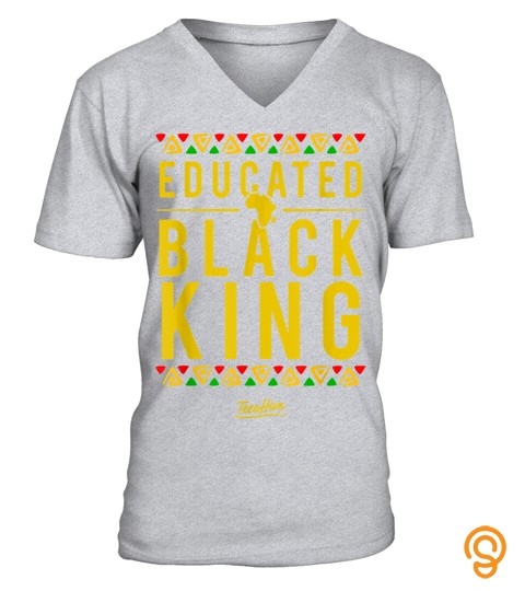 Educated Black King Pro Black Proud African American T Shirt