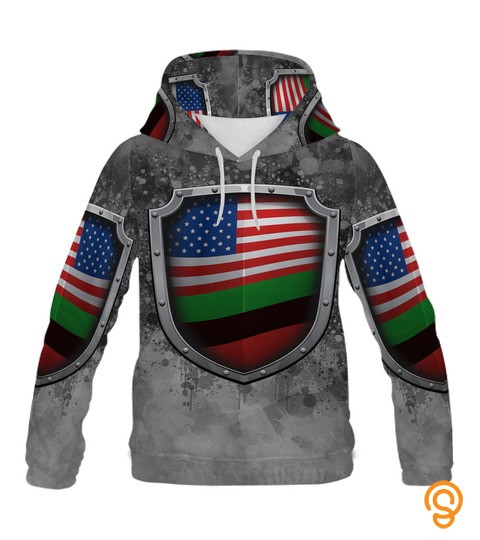 African American Flag All Over Hoodie