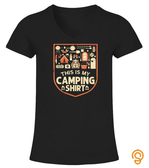 This Is My Camping Shirt Tshirt Summer Camp Outdoors