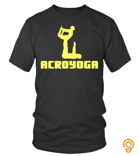 Lovely and Relaxing Acro Yoga Tshirt Design ACROYOGA