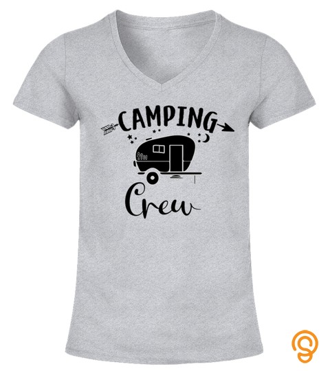 Funny Camping Squad Shirt Outdoor Outfit Summer Trip