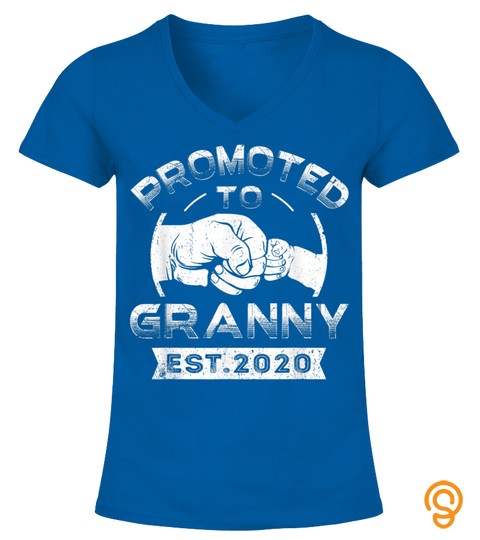 Promoted To Granny 2020 Cute Family Baby Mothers Day Gifts T Shirt