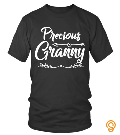 Precious Granny art handwriting Lover Grandma Grandmother Nanna Family Best Selling T shirt