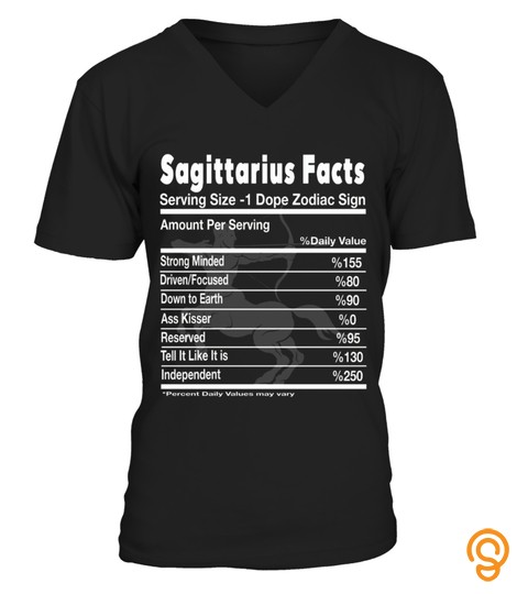 Sagittarius Facts   Funny Sagittarius Shirt