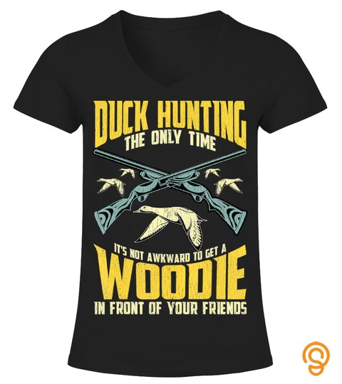 Duck Hunter Retro Duck Hunting Outdoor Fathers Day T Shirt