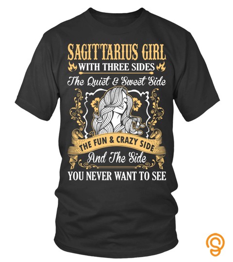 Sagittarius Girl With Three Sides
