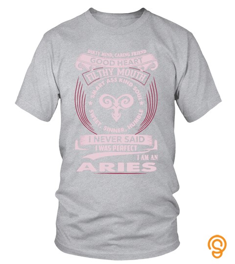 Aries   heart   filthy   smart Tshirt