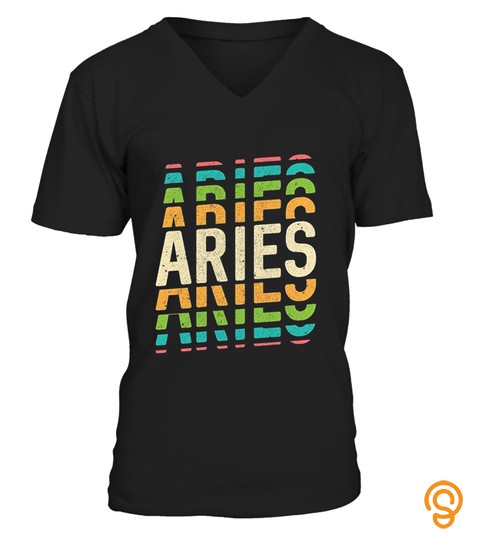 Retro Aries Lover T Shirt