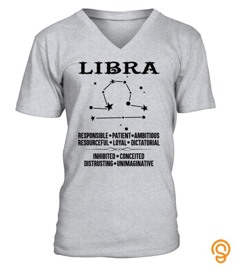 Funny Zodiac Libra T Shirt (77)