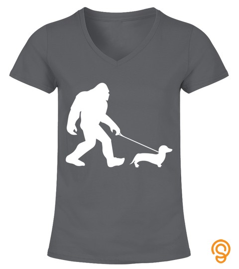 Bigfoot Walking Dachshund shirt  Bigfoot Christmas shirts