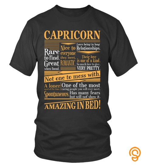 Amazing Capricorn T Shirt