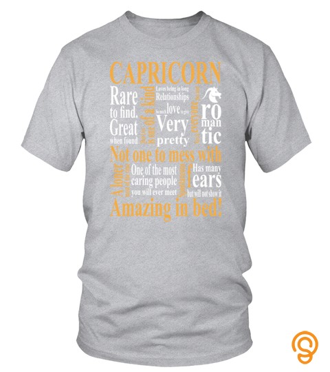 Capricorn Amazing In Bed T shirt