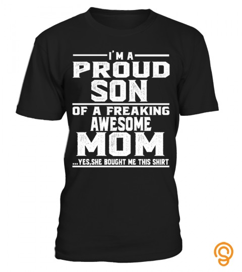 Proud son of awesome mom