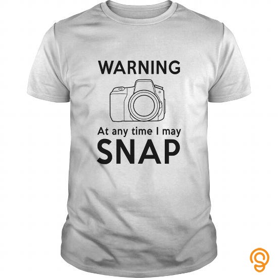 Glamour warning snap Photographer shirt. Tee Shirts Review