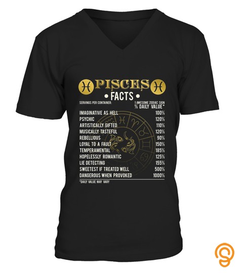Pisces Facts T Shirt