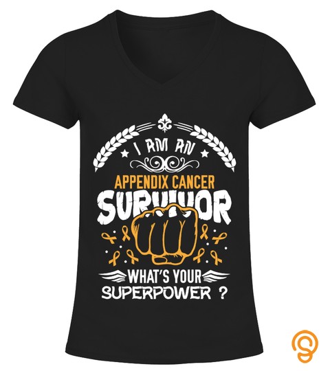 Superpower Appendix Cancer Awareness Shirt