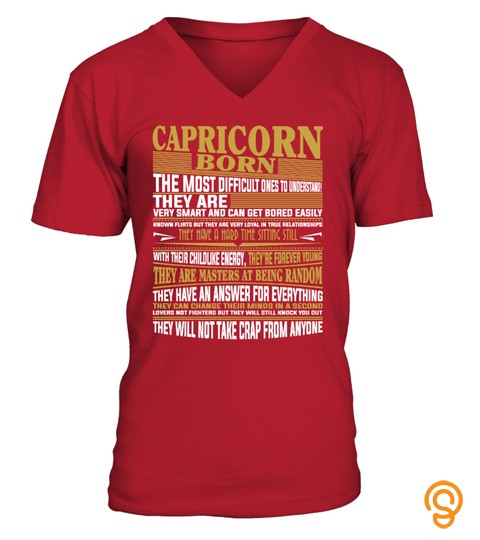 Capricorn Horoscope facts shirts