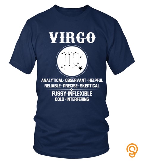 Virgo Zodiac Sign    Zodiac  T Shirt Zodiac Horoscope Astrology Gift