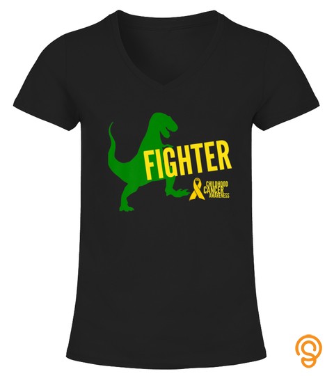 Childhood Cancer Awareness Shirt Trex Dinosaur Support Tshirt   Hoodie   Mug (Full Size And Color)