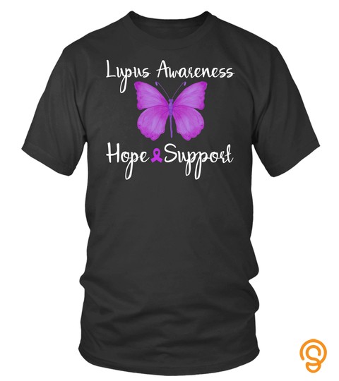 Lupus Awareness Month Support Love Cure Purple Ribbon Sweatshirt