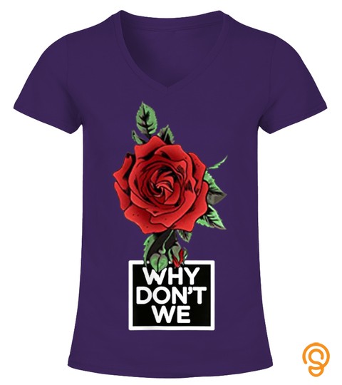 Why We Don't Rose Music Band Friendship Relationship Tshirt