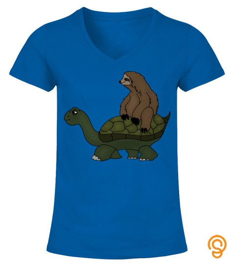 Funny Sloth Riding Turtle Spirit Animal Sweatshirt