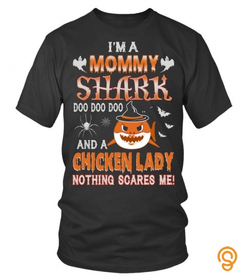 Mommy Shark And Chicken Lady Halloween Costume