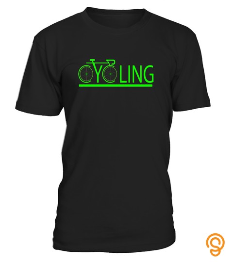 Cycling Typography Cool Mountain Biking Tshirt Tee For Men