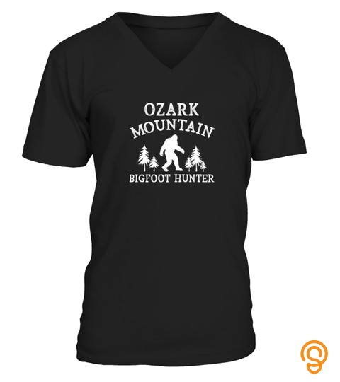 OZARK MOUNTAIN BIGFOOT HUNTER TSHIRT FUNNY BIGFOOT TSHIRT   HOODIE   MUG (FULL SIZE AND COLOR)