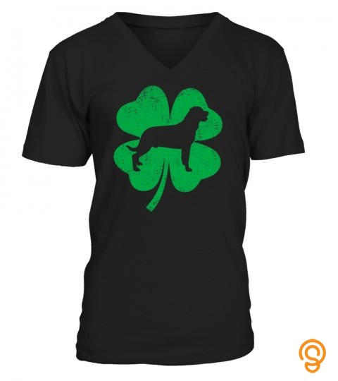 Funny Irish Shamrock Leaf Rottweiler Dog St. Patrick's Day T Shirt