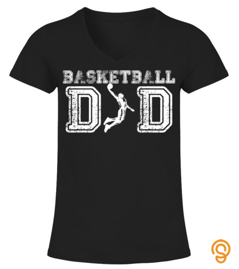 Basketball Dad TShirt Fathers Day Gift For Daddy Papa Father